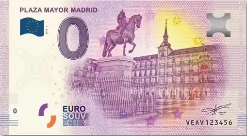 0€-Schein PLAZA MAYOR MADRID