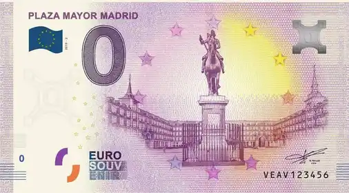 0€-Schein PLAZA MAYOR MADRID