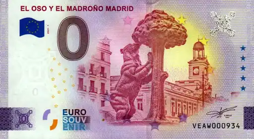 Billete de 0€ EL OSO Y EL MADROÑO MADRID