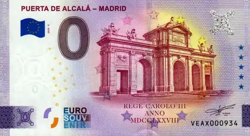Billet 0€ PUERTA DE ALCALÁ MADRID