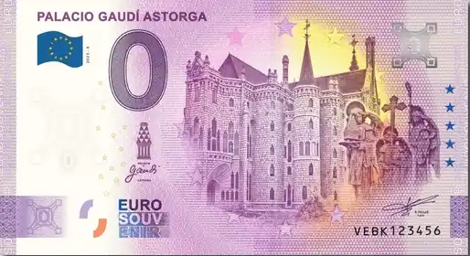 0€-Schein PALACIO GAUDÍ ASTORGA