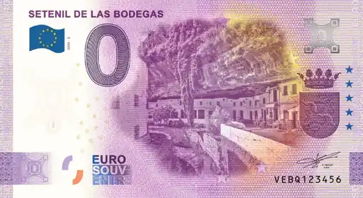 Billet 0€ SETENIL DE LAS BODEGAS