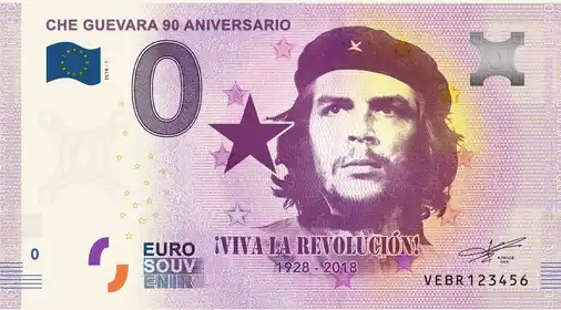 Banconota da 0€ CHE GUEVARA 90 ANNIVERSARIO