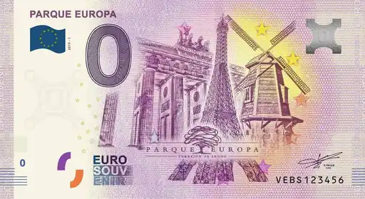 0€ banknote PARQUE EUROPA