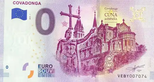 Banconota da 0€ COVADONGA