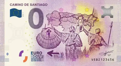 Billete de 0€ CAMINO DE SANTIAGO