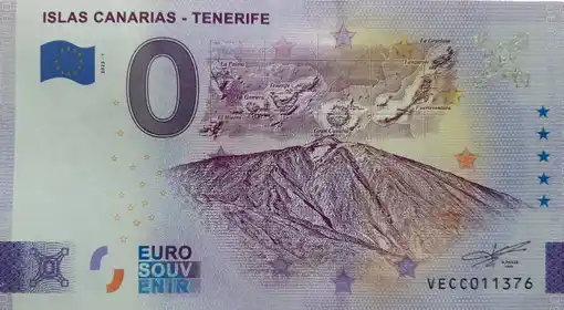 Banconota da 0€ ISLAS CANARIAS - TENERIFE