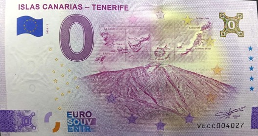 Banconota da 0€ ISLAS CANARIA - TENERIFE