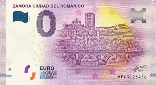 0€-Schein ZAMORA CUIDAD DEL ROMANICO