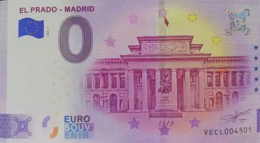 0€ banknote EL - PRADO MADRID