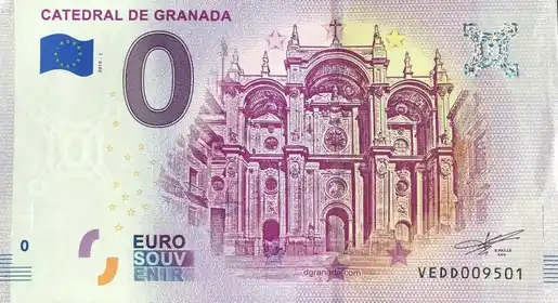 0€ banknote CATEDRAL DE GRANADA