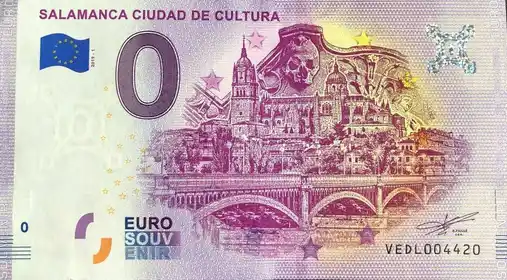 Billete de 0€ SALAMANCA CIUDAD DE CULTURA