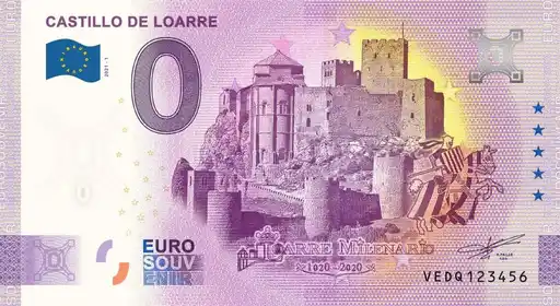 0€-Schein CASTILLO DE LOARRE