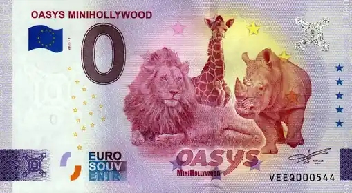 0€-Schein OASYS MINIHOLLYWOOD