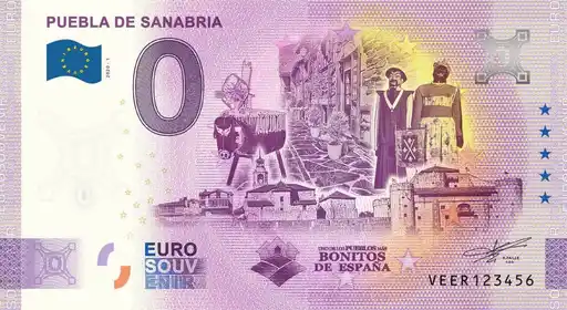 Banconota da 0€ PUEBLA DE SANABRIA