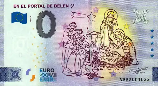 0€-Schein EN EL PORTAL DE BELÉN ♪♪♪