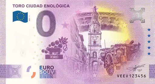 0€-Schein TORO CIUDAD ENOLÓGICA