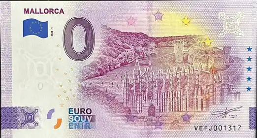 Billete de 0€ MALLORCA