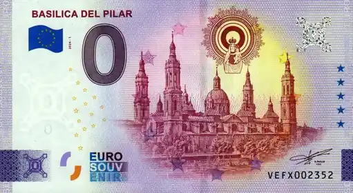 0€-Schein BASILICA DEL PILAR
