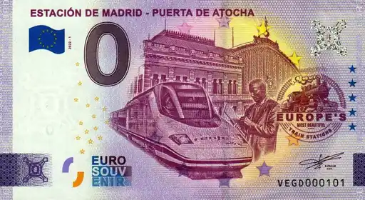 Billete de 0€ ESTATIÓN DE MADRID - PUERTA DE ATOCHA
