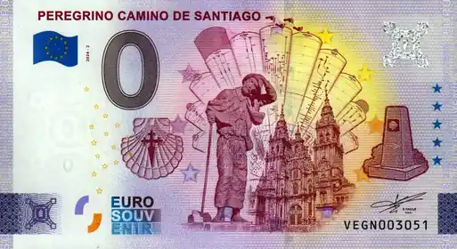 Billet 0€ PEREGRINO CAMINO DE SANTIAGO