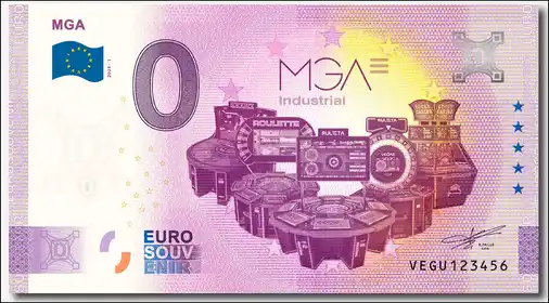 0€-Schein MGAMGA INDUSTRIAL