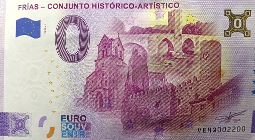Banconota da 0€ FRIAS - CONJUNTO HISTÓRICO-ARTÍSTICO
