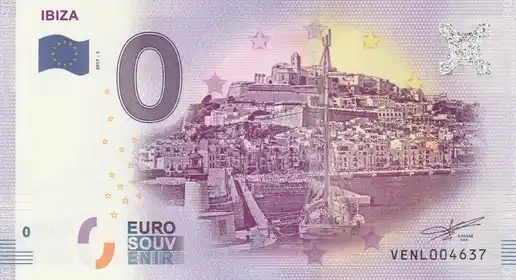 Banconota da 0€ IBIZA