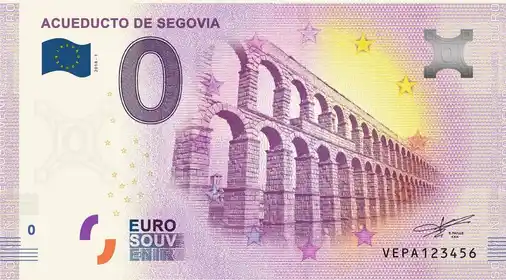 0€ banknote ACUEDUCTO DE SEGOVIA