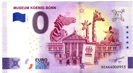 0€ banknote MUSEUM KÖNIG BONN