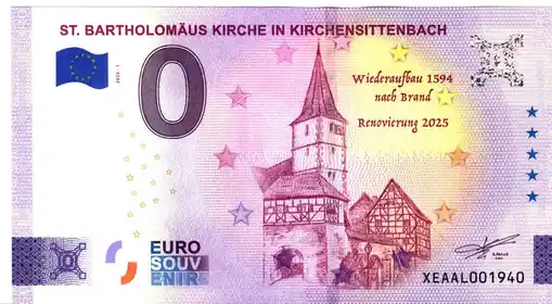 Billet 0€ ST. BARTHOLOMÄUS KIRCHE IN KIRCHENSITTENBACH