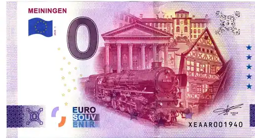 0€ banknote MEININGEN
