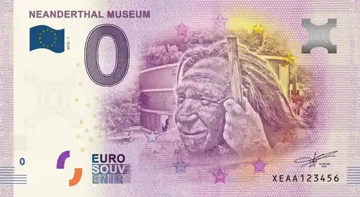 0€ banknote NEANDERTHAL MUSEUM