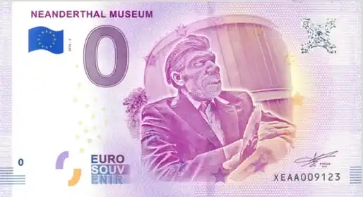 0€ banknote NEANDERTHAL MUSEUM