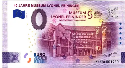 Billete de 0€ 40 JAHRE MUSEUM LYONEL FEININGER