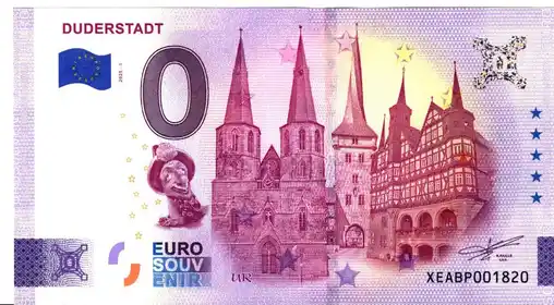 0€ banknote DUDERSTADT