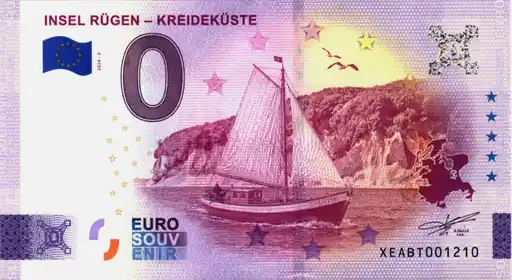 Banconota da 0€ INSEL RÜGEN - KREIDEKÜSTE
