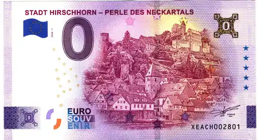 0€ banknote STADT HIRSCHHORN - PERLE DES NECKARTALS