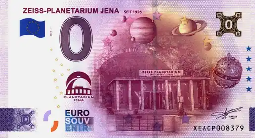 Billete de 0€ ZEISS-PLANETARIUM JENA