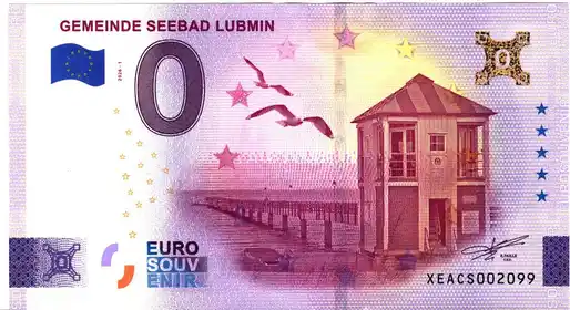 0€ banknote GEMEINDE SEEBAD LUBMIN