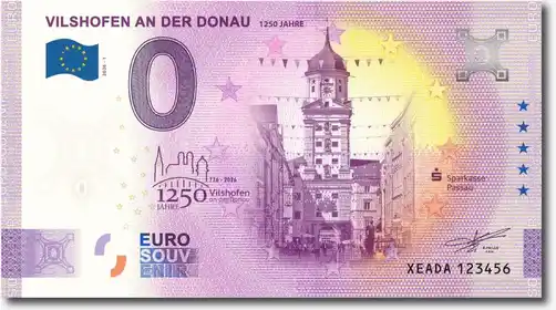 Banconota da 0€ VILSHOFEN AN DER DONAU