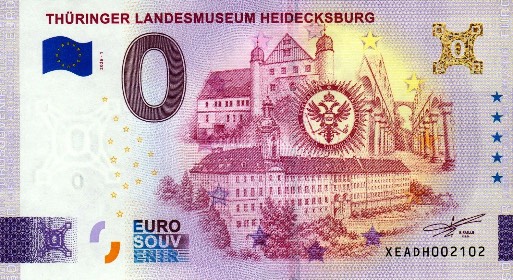 0€-Schein THÜRINGER LANDESMUSEUM HEIDECKSBURG