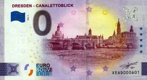 Billete de 0€ DRESDEN - CANALETTOBLICK