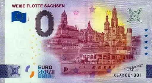 Billete de 0€ WEIßE FLOTTE SACHSEN