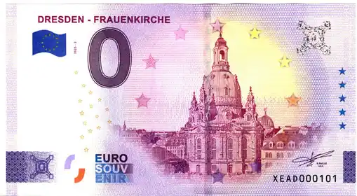 0€-Schein DRESDEN - FRAUENKIRCHE