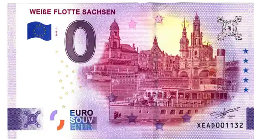 Billete de 0€ WEIßE FLOTTE SACHSEN