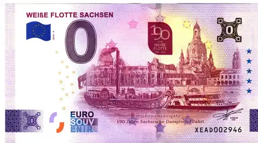 0€-Schein WEIßE FLOTTE SACHSEN