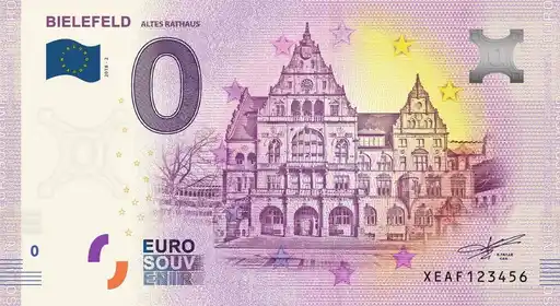0€ banknote BIELEFELDALTES RATHAUS