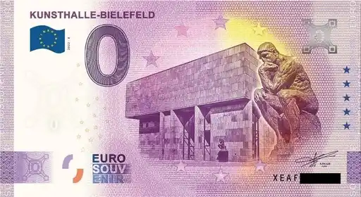 0€-Schein KUNSTHALLE-BIELEFELD