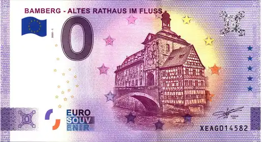 Billete de 0€ BAMBERG - ALTES RATHAUS IM FLUSS